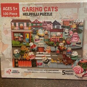 Caring Cats Helpfilli‎ Puzzle 100 Pieces